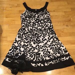 Black and White Dress